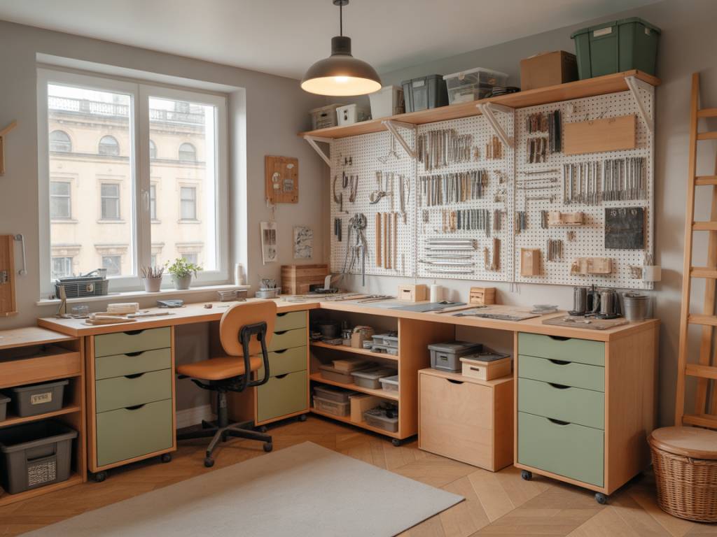 10 astuces pour optimiser le rangement de votre atelier de bricolage