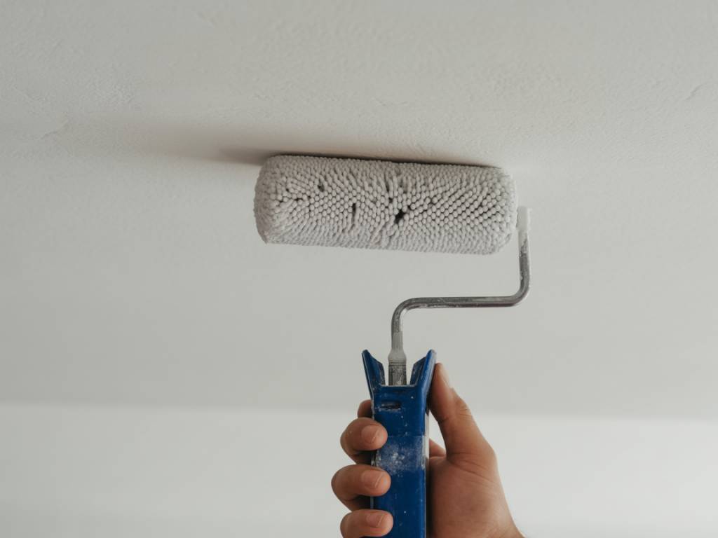 Peindre plafond gouttelette : méthode simple pour une finition uniforme