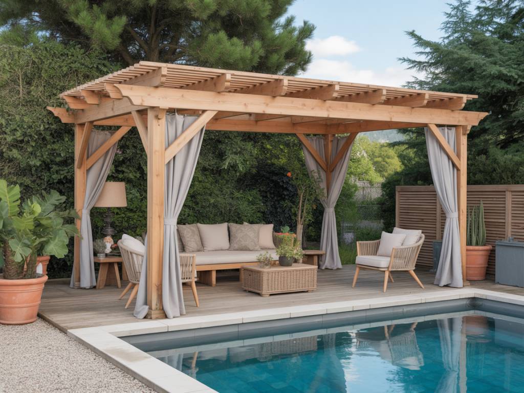 Pergola avec piscine : aménager une oasis de détente dans votre jardin pas à pas